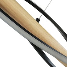 Blake Rubberwood LED Pendant Light